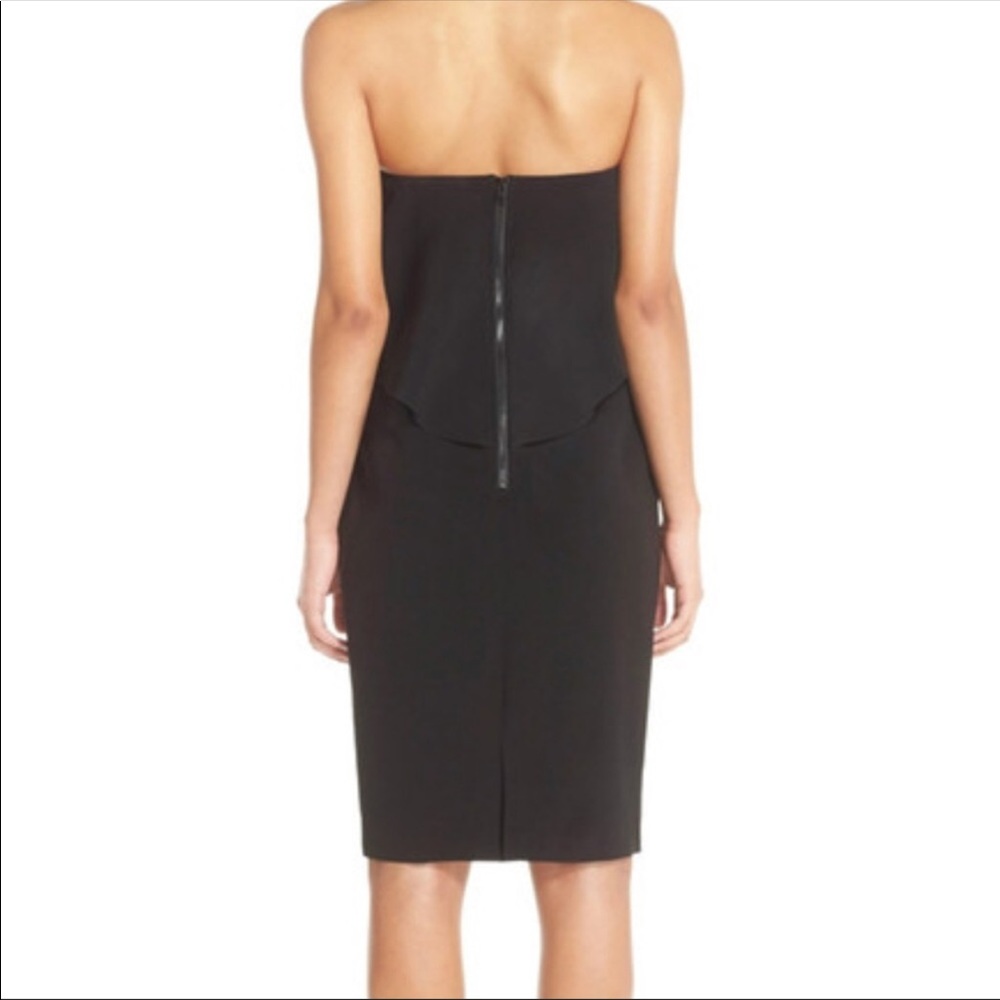 Chelsea 28 Ruffle Crepe Sheath Dress - Picture 2 of 7